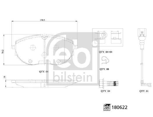 Brake Pad Set, disc brake